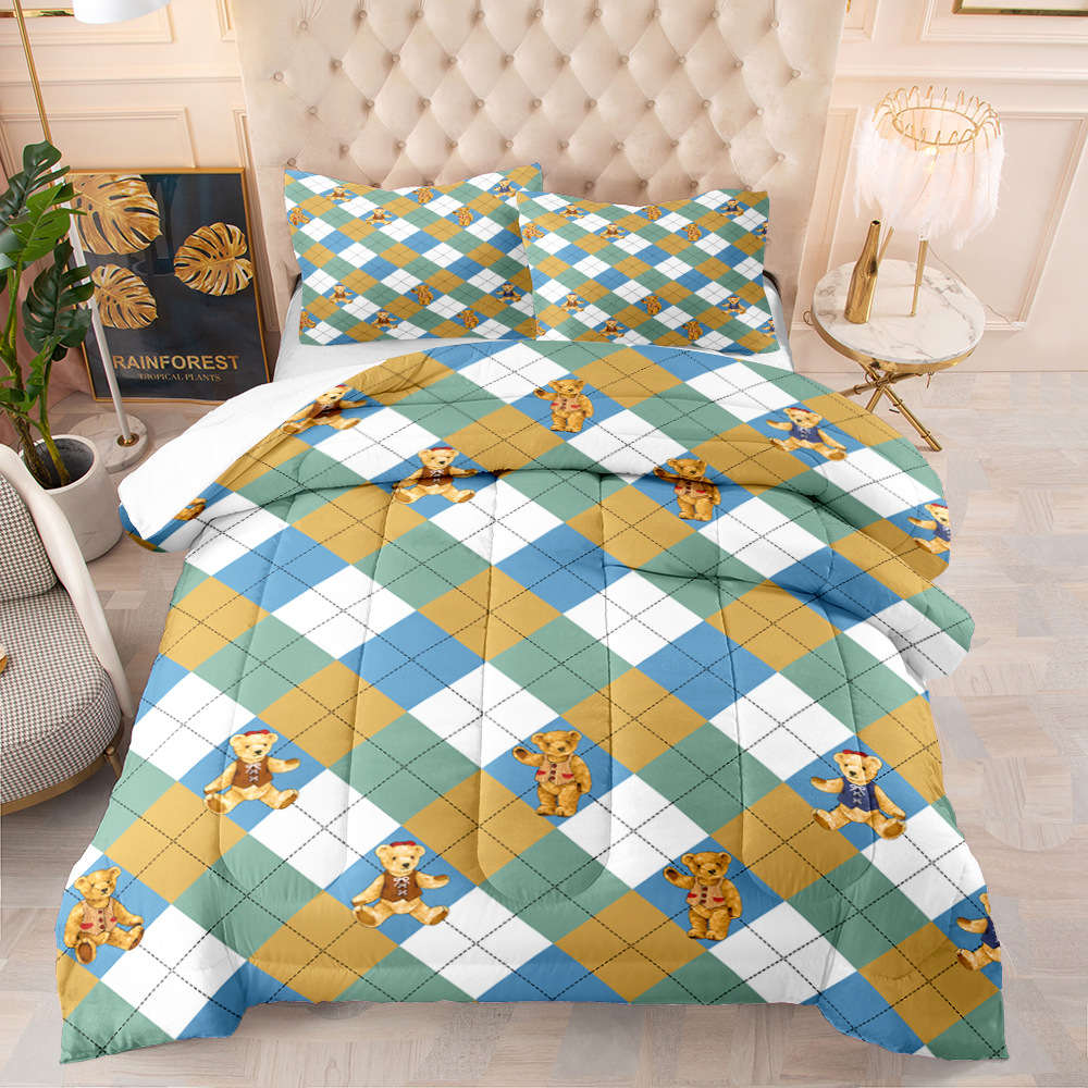 条纹格子羽丝棉wish批发被厚外贸亚马逊跨境采购价格,怎么样,行情市场