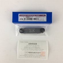 日本原装FUJITOOL富士倒角规C-163弧度规C平面测量仪15枚1.6-3mm