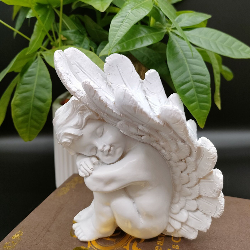 Angel Statue Decoration Angel Cupid Resin Crafts Home Porch Statue Indoor Decoration in Stock