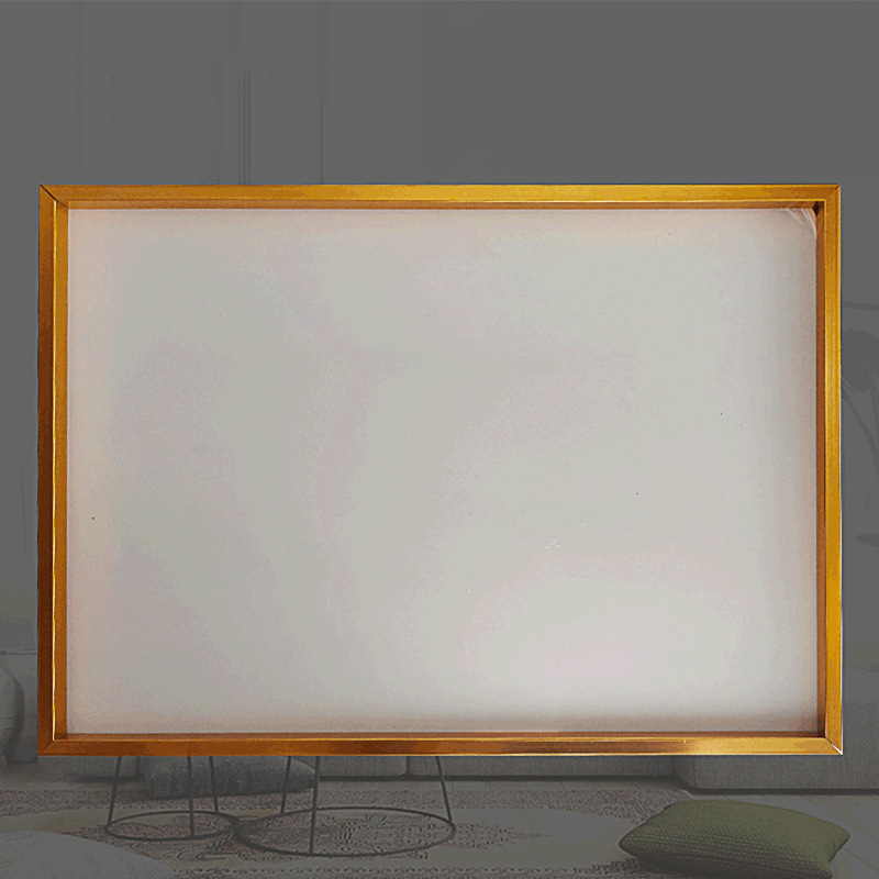 铝合金相框拉丝浅亮钛金宣传海报框 营业执照金边画框框架批发-阿里巴