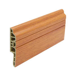 木塑踢脚线 天然树脂塑料   pvc踢脚线  地板配件踢脚线