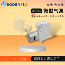 BD-04A 微型空气压缩泵充气打气12V24V小型555碳刷气动隔膜泵微型
