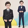 children man 's suit Boy Suit pupil Piano costume Flower girl full dress Five-piece On behalf of