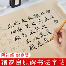 褚遂良大字阴符描红原碑毛笔字帖倪宽赞作品纸乐毅论初学者楷书入