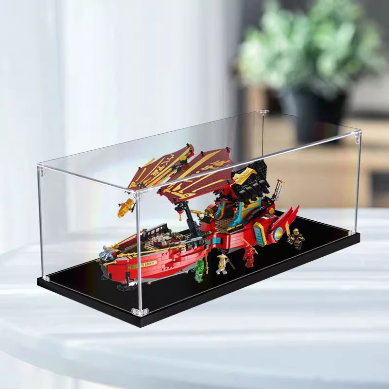 适用乐高71797命运赏赐号生死时速亚克力展示盒 防尘盒手办收纳盒