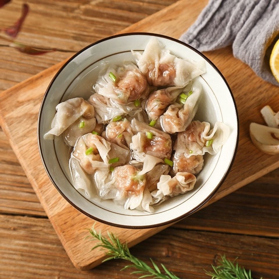 【超市品质】传统手工馄饨云吞肉燕现包现发营养早餐新鲜冷冻批发