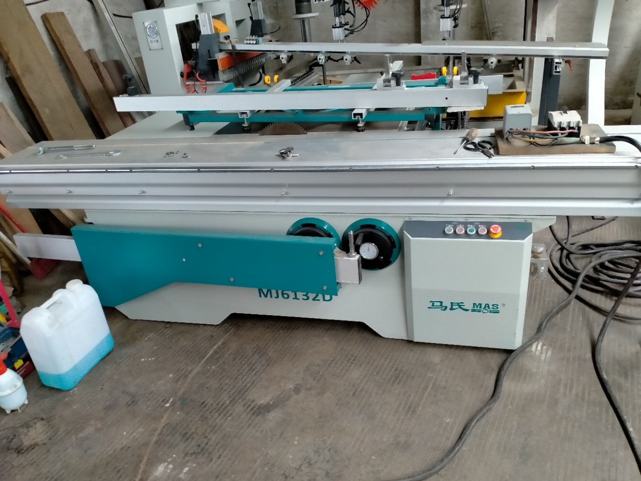 二手精密推台锯 /裁板锯 /马氏/平刨机/刨木机