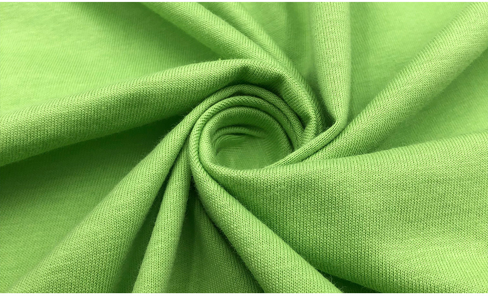 26s支平纹滑爽棉单面汗布 160g纯棉针织布 春夏t恤裙子家居服面料