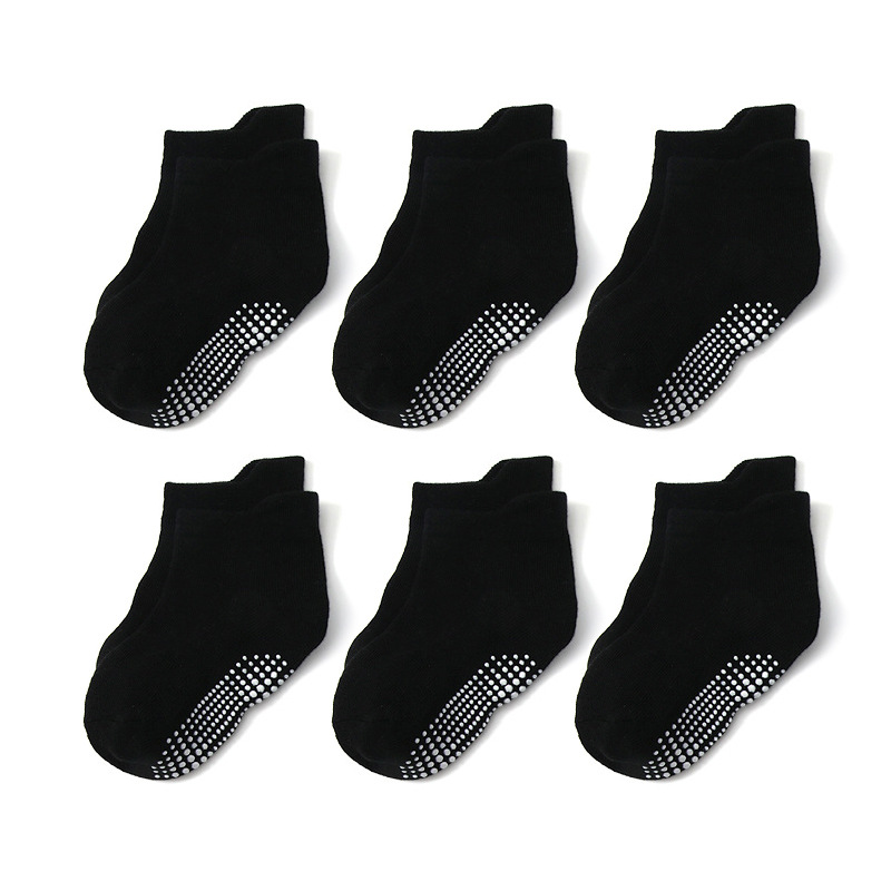 Amazon Spring and Summer Breathable Children's Non-Slip Dispensing Room Socks Children's Socks Wholesale Multi-Size Kb138 in Stock Wholesale