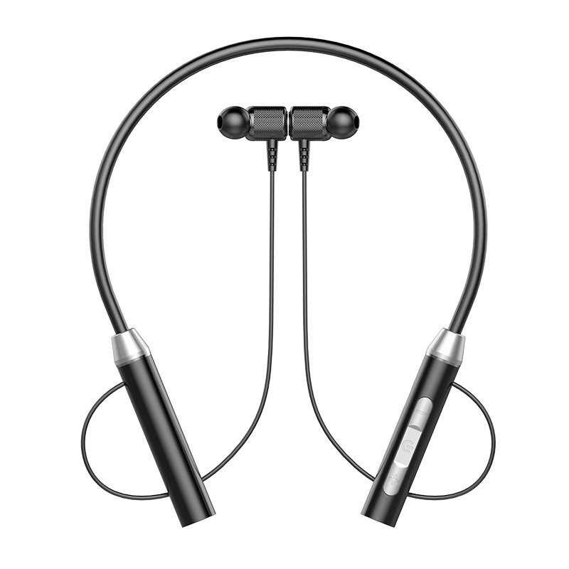In Stock Wholesale New Bluetooth Wireless Headset Halter Sports Binaural in-Ear Neck Hanging Ultra-Long Standby Life