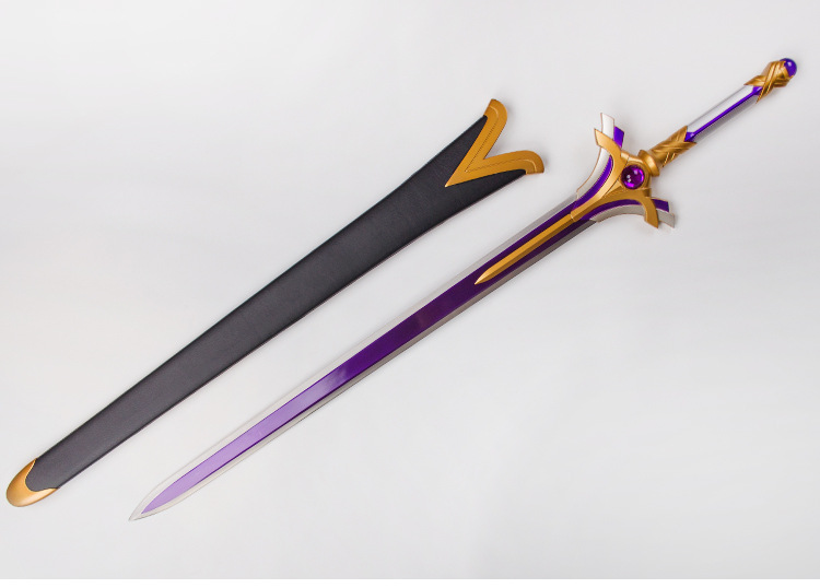刀剑神域武器亚丝娜闪耀星光闪烁之光白剑黑剑cos道具周边未开刃