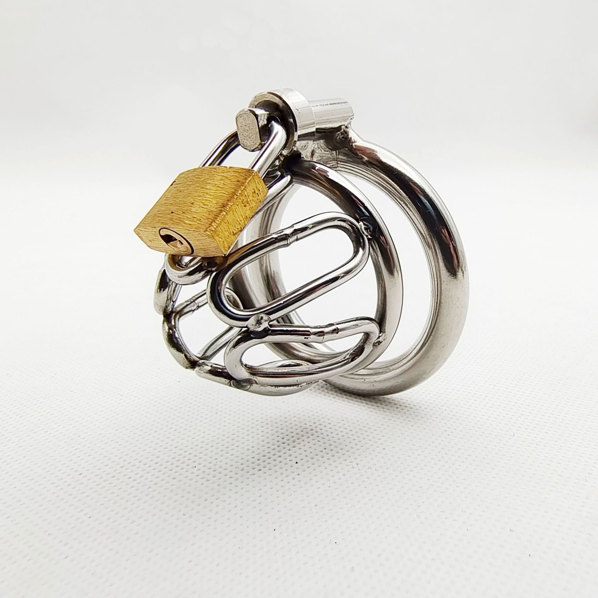 挂锁短头贞洁裤阴茎禁欲器贞操锁sm情趣男用品戒撸器具jj工具男用