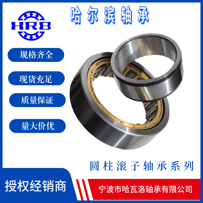 HRB NU221EM 32221H 哈尔滨圆柱滚子轴承 内径105mm外径190mm