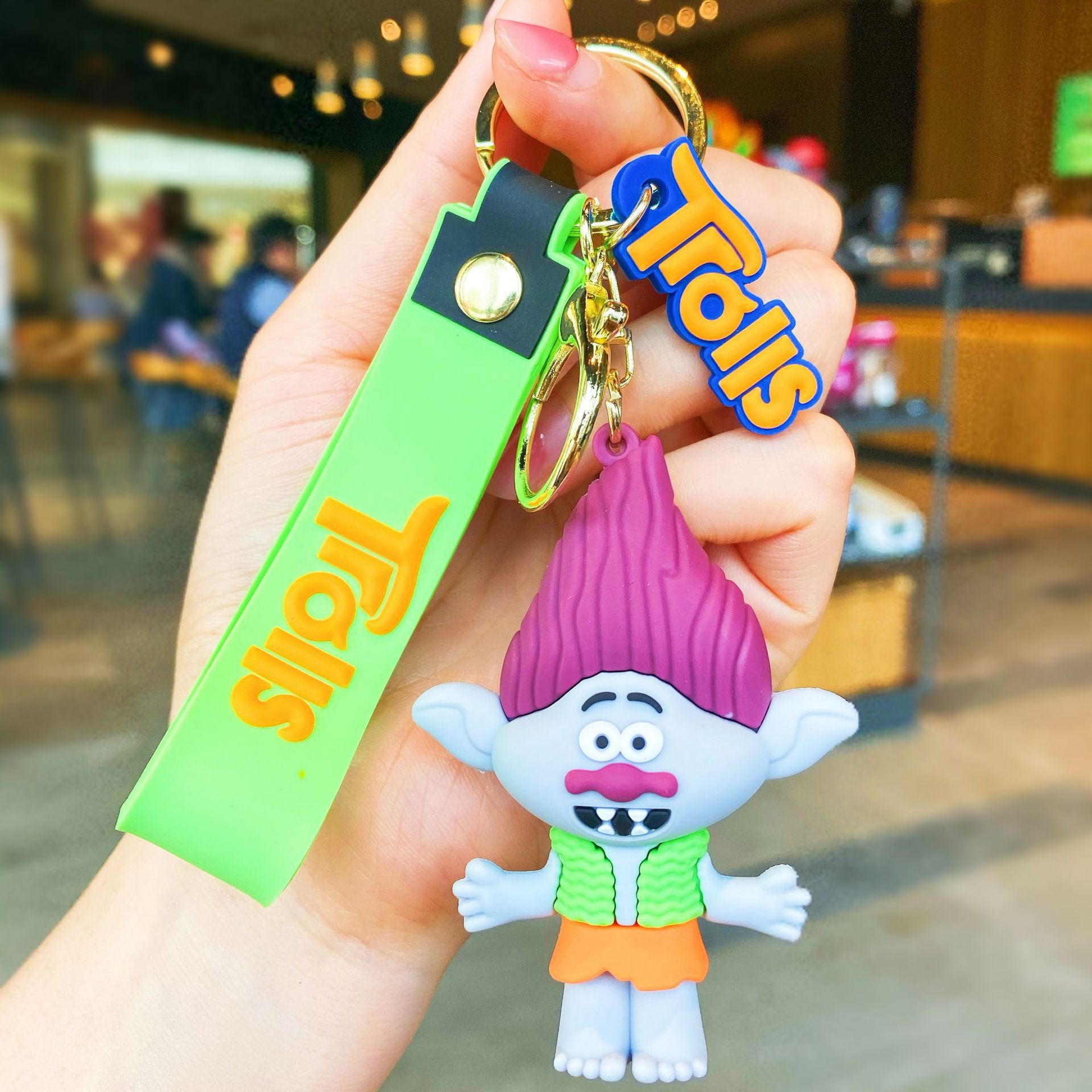 Cross-Border Hot Selling Creative Cartoon Keychain Cute Magic Elf Bobi Doll Bag Pendant Car Key Chain