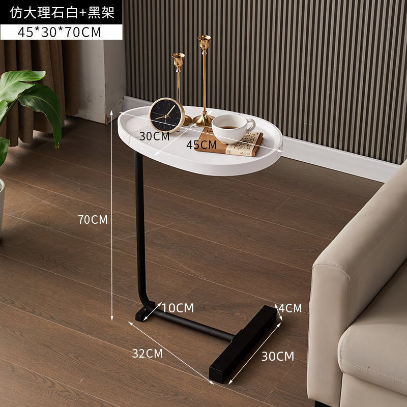 Light Luxury Side Table Simple Corner Table Living Room Home Hotel Homestay Side Table Bedside Mobile Small Apartment Small Coffee Table