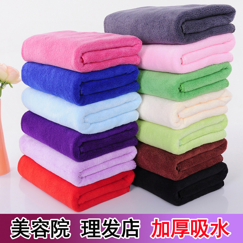 Wholesale Towel Household Soft Absorbent Microfiber Hair-Drying Towel Housekeeping Cleaning Beauty Towel Custom Logo