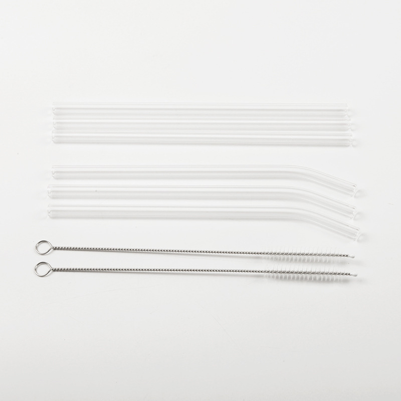 Straight Drink Juice Tableware Glass Straw