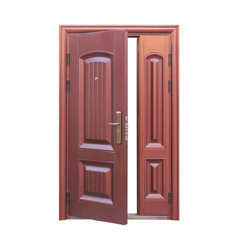 防盗门子母门大门别墅对开门进户门庭院仿铜双开门钢质入户门