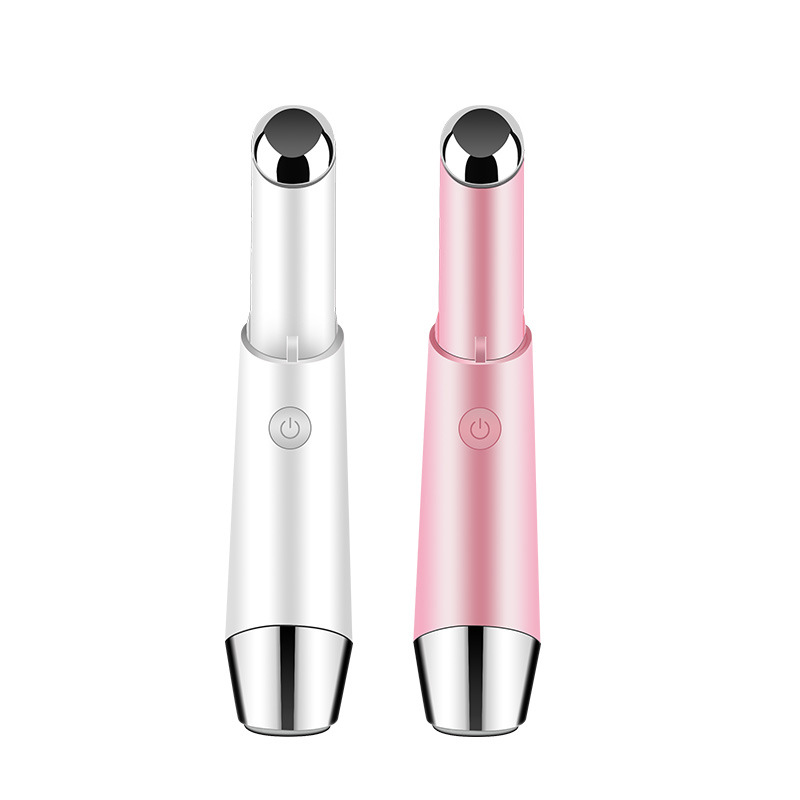 Eye Beautification Instrument Eye Inductive Therapeutical Instrument Vibration Massage Heating Color Light Eye Beauty Massage Pen Household Beauty Instrument Bailekang