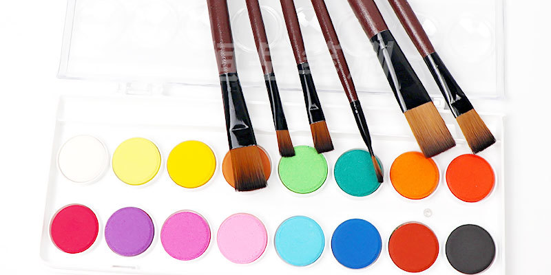 现货批发樱花820尼龙毛套装水粉笔 数字油画笔 丙烯画笔6支套装