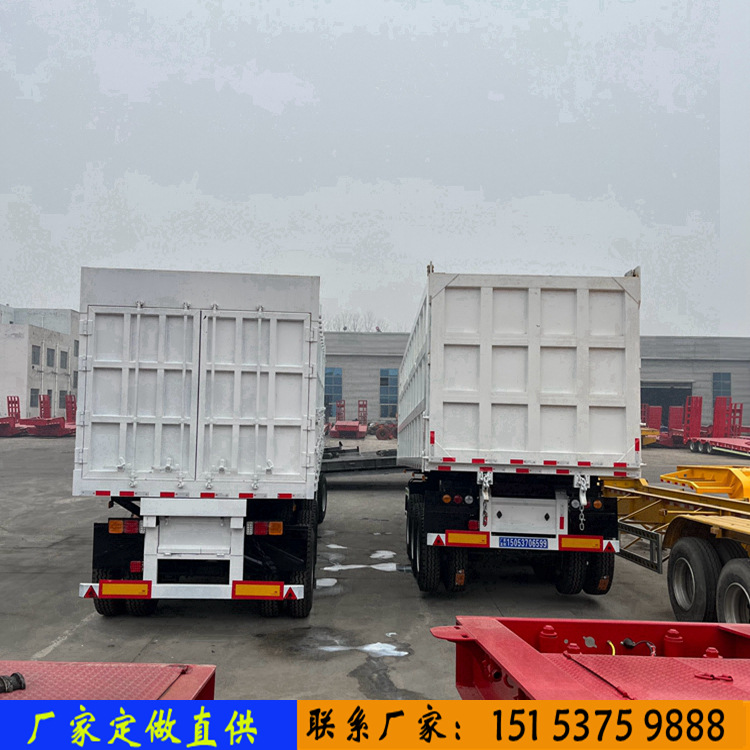 全挂车侧翻半挂车 5轴侧翻自卸半挂车 前二后三桥侧翻自卸车-阿里巴巴