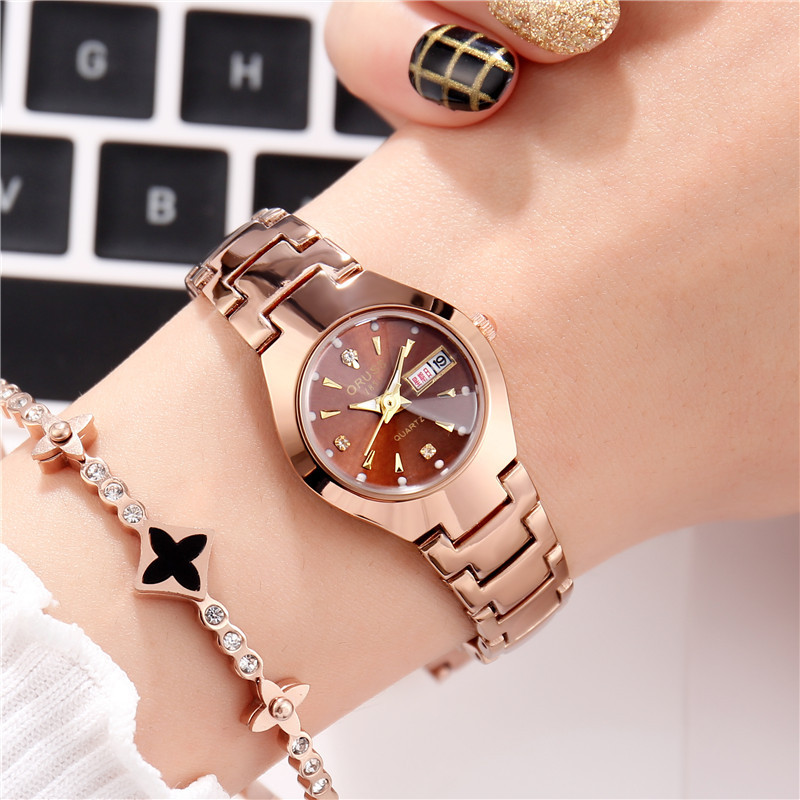 women‘s watch women‘s watch fashion american quartz women‘s tungsten steel women‘s watch male student couple bracelet watch