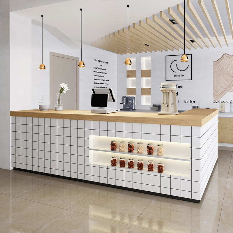 不锈钢奶茶店吧台