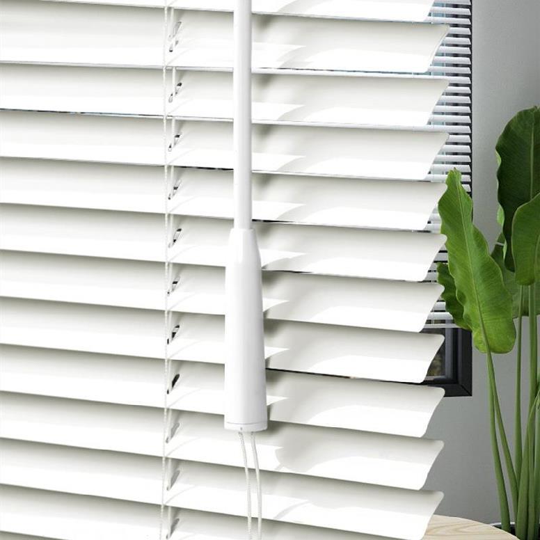 铝合金百叶窗帘遥控校园装饰电动款居家内装厨房假窗户透气窗升降