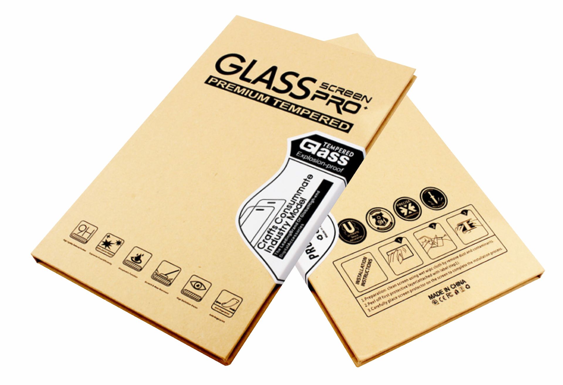 mini通用eav平板钢化膜包装盒 高档超大钢化膜包装纸盒ipad钢化膜