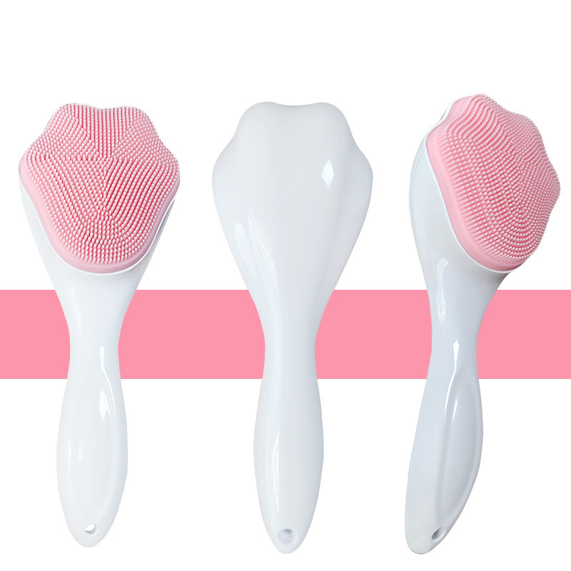 New Silicone Cat's Paw Handle Facial Brush Soft Silicone Pore Cleaning Brush Hand-Shaped Brush Type Silicone Face Brush 