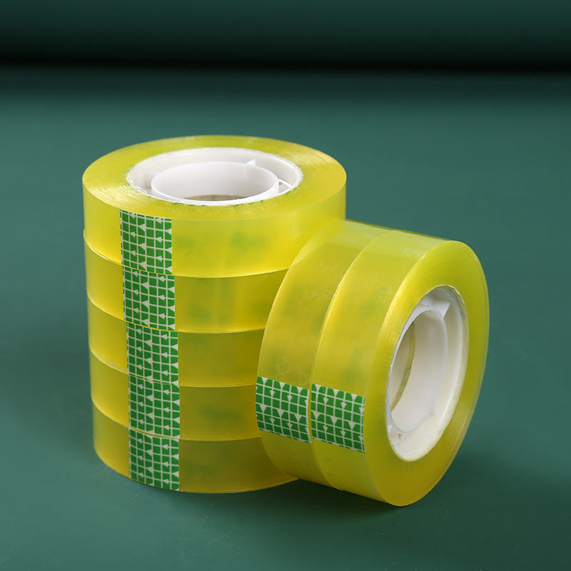 透明小胶带文具办公用品多规格小卷黄色胶带封口胶透明文具胶带