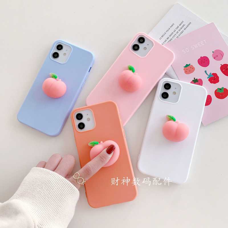 减压手机壳夏季水蜜桃减压手机壳