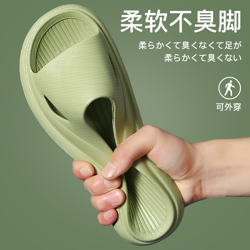 Factory Wholesale Simple Casual Sandals Fashion Home Couple Non-Slip Bathroom Eva Slippers Men's Sandals