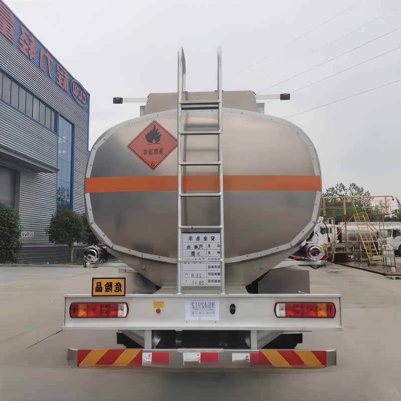 解放悍威铝合金运油车食用油运输车|牛奶运输车|液态