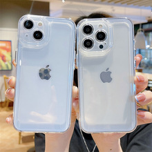 适用苹果13promax手机壳新款iphone14太空壳透明11硅胶12防摔软壳