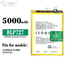 适用于OPPO手机电池A5 2020/A9 2020/A11内置电板BLP727工厂批发