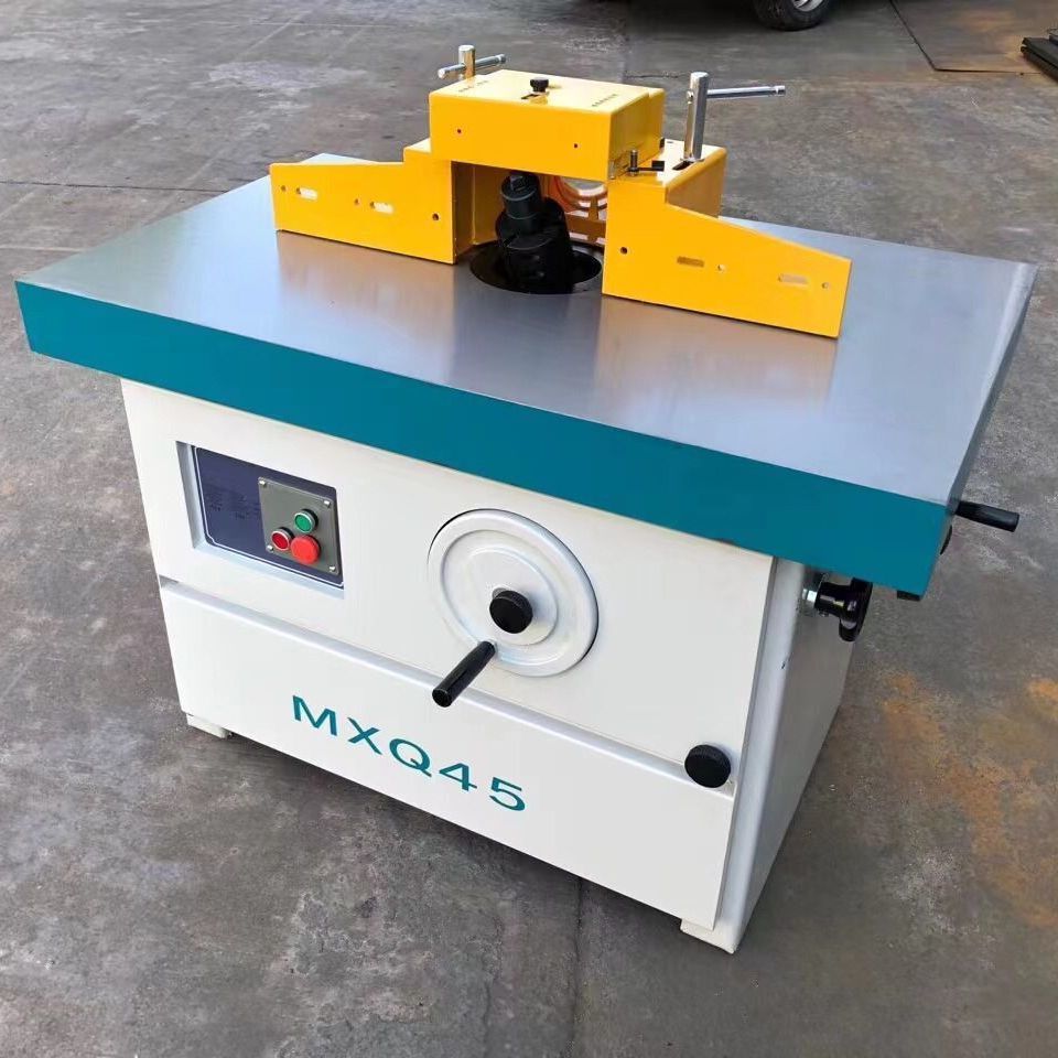 mx5117单立轴铣床立式木工机高速仿形铣修边机板材木工推台铣边机