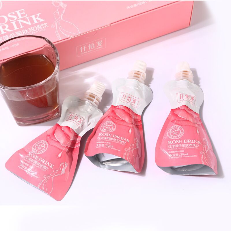 仟佰宠玫瑰饮正品官网红球藻低聚肽果饮代餐球大餐救星正品现货