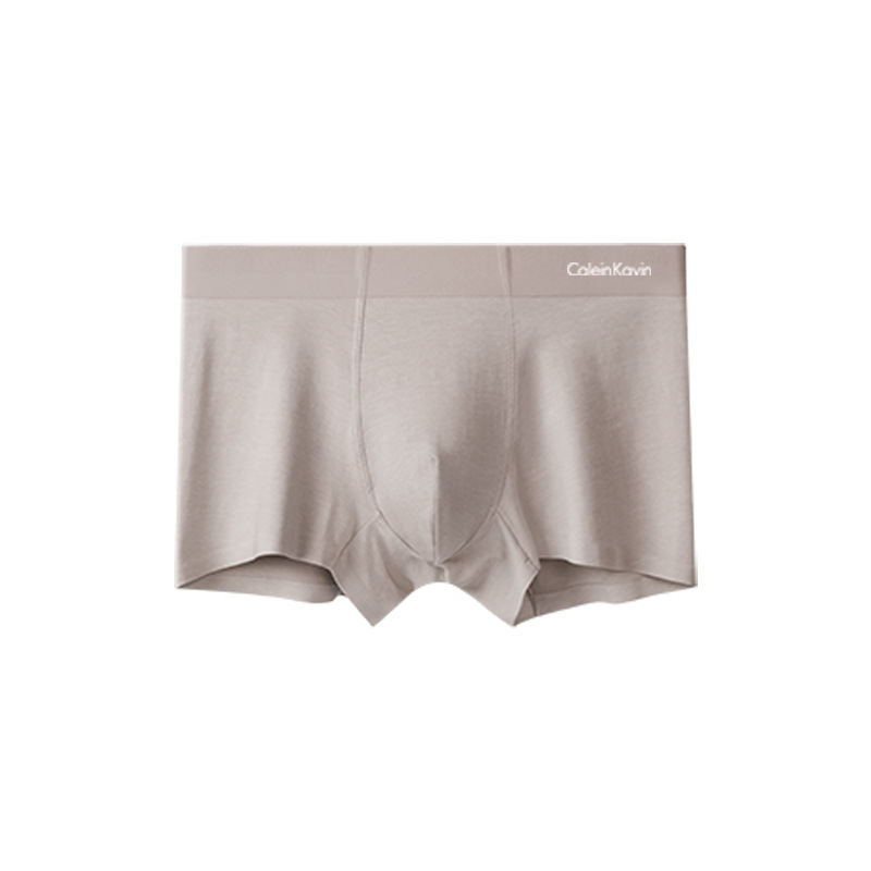 Calejn Kavjn Men's Underwear Men's Boxers Seamless Modal Men's Underwear Summer Boxer Briefs