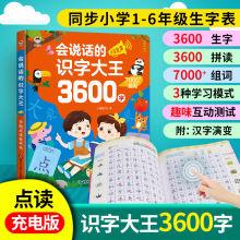 会说话的3600识字大王宝宝早教有声书汉字启蒙点读发声书儿童玩具