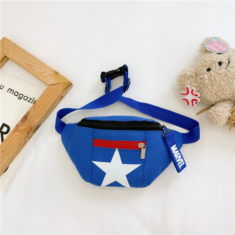 2023 New Children's Chest Pack Mini Printed Shoulder Bag Cartoon Anime Waist Bag out Casual Trend Crossbody Bag