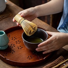 茶筅淡竹紫竹 竹筅抹茶工具套装百本立烘焙料理茶道用 日本抹茶刷