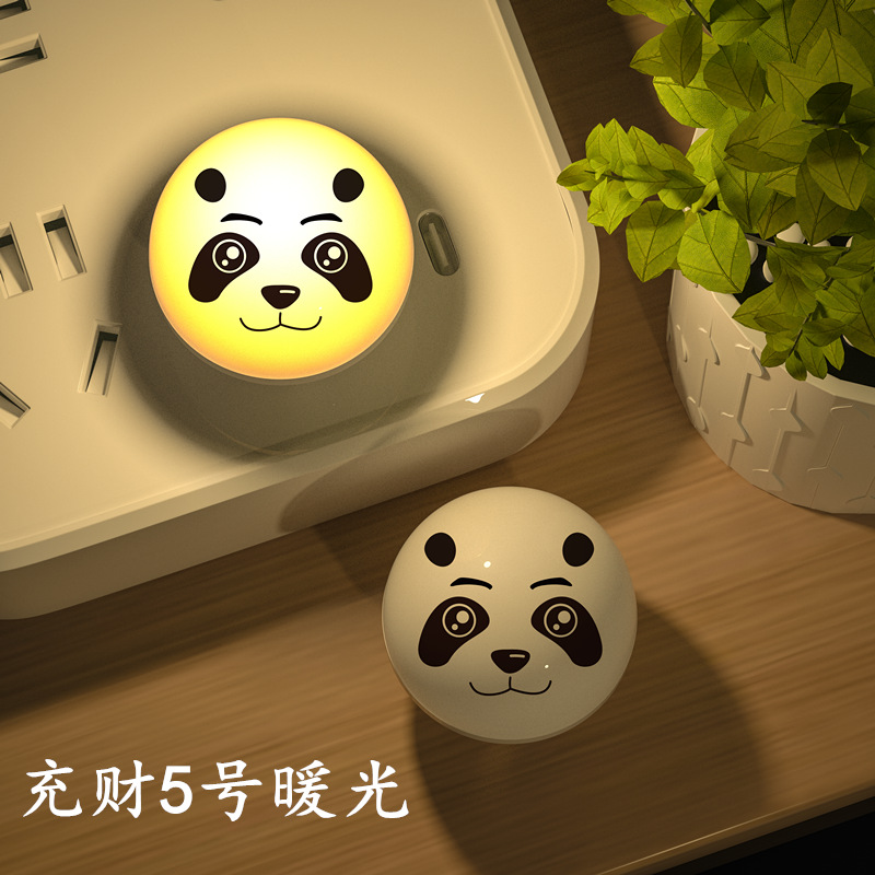 Cross-Border Factory Wholesale Mini Usb Night Light Led Small Light Bedside Bedroom Usb Light Diy Stall Energy-Saving Cartoon