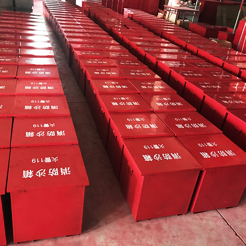 黄沙箱火警1立方大小防汛箱加油站工地灭火箱119消防沙箱消防器材