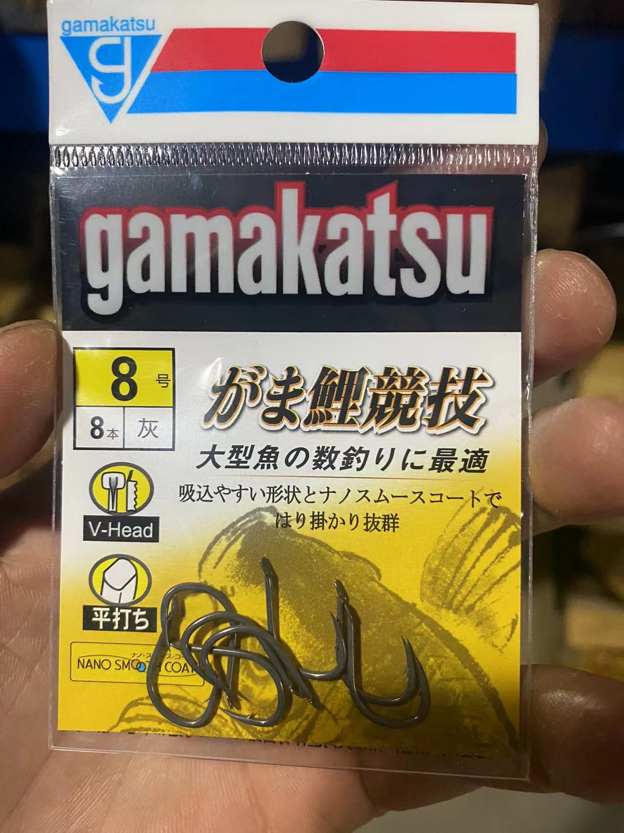 伽马卡兹 竞技鲤 灰钩 鲤鱼钩黑坑鲤鱼竞技用鱼钩-阿里巴巴