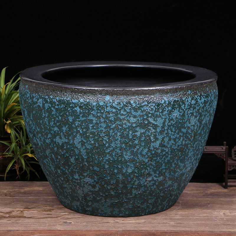 陶瓷鱼缸景德镇金鱼缸庭院水缸养鱼阳台乌龟睡莲荷花盆缸家用客厅