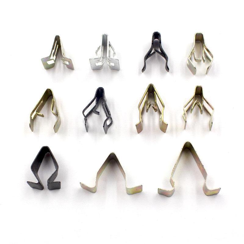 汽车仪表面板饰板内饰板a型金属卡子v型金属卡扣后备箱不锈钢卡片