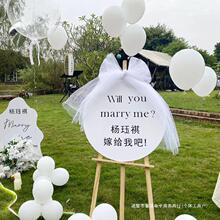 求婚迎宾牌水牌花装饰指示牌花艺仿真绢花派对布置道具摆件