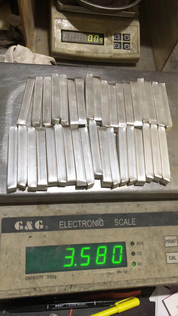 【纯银】银料银条9999投资银砖银块银锭白银原料加工银子雪花银