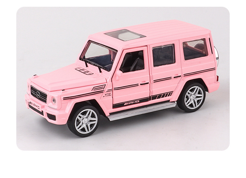 儿童玩具合金车大奔g65 越野车suv仿真车模132声光模型车新品